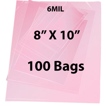 Pink Anti Static Bags 6 Mil 8" X 10" 100 Bags